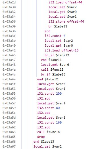 webassembly snippet
